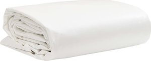 vidaXL Plandeka, biała, 5x6 m, 600 g/m² 1