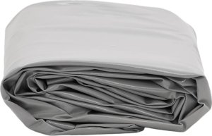 vidaXL Plandeka, szara, 1x2,5 m, 600 /m² 3