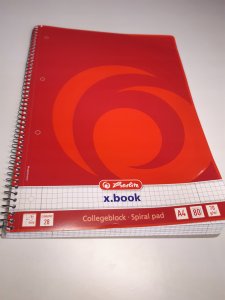 Herlitz Collegeblock A4 80 Bl kolor brzeg lewy 2