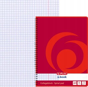 Herlitz Collegeblock A4 80 Bl kolor brzeg lewy 4