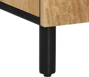 vidaXL Szafka, 90x33x75 cm, lite drewno mango 8