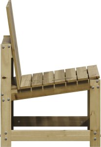 vidaXL vidaXL 3-cz. zestaw mebli ogrodowych, impregnowane drewno sosnowe 5