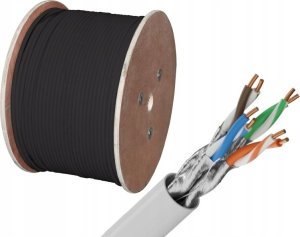 Alantec Kabel U/FTP kat.6A ZEWNĘTRZNY ŻELOWANY, 4x2x23AWG 500m (10Gb/s), ALANTEC 1