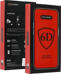 Hartowane Szkło Full Glue 6D Do Iphone 12 Mini Czarne - Pakiet 10 Sztuk 1