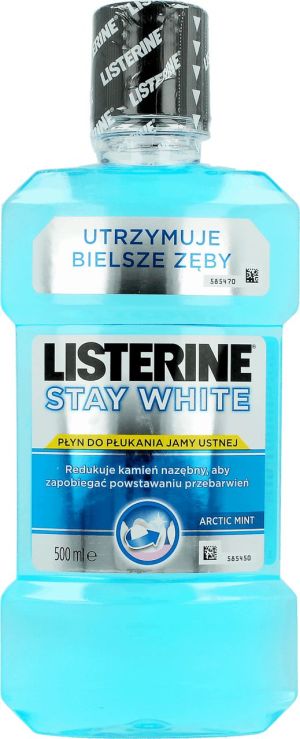 Listerine  Mouthwash Stay White Płyn do płukania jamy ustnej 500ml 1