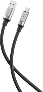 Kabel USB XO Xo Kabel Nb251 Usb - Usb-C 1,0 M 6A Czarny 1