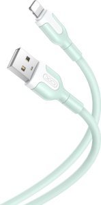 Kabel USB XO Xo Kabel Nb212 Usb - Lightning 1,0 M 2,1A Zielony 1