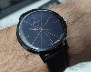 Zegarek Pan i Pani Gadżet Zegarek Błonie klasyczny Zodiak Atrament męski 3