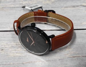 Zegarek Pan i Pani Gadżet Zegarek Błonie klasyczny Zodiak Karmel męski 5