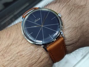 Zegarek Pan i Pani Gadżet Zegarek Błonie klasyczny Zodiak Ultramaryna męski 3