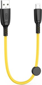 Kabel USB XO Xo Kabel Nb247 Usb - Microusb 0,25 M 6A Żółty 1