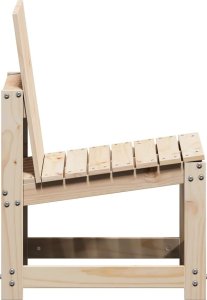 vidaXL vidaXL 3-cz. zestaw wypoczynkowy do ogrodu, lite drewno sosnowe 5