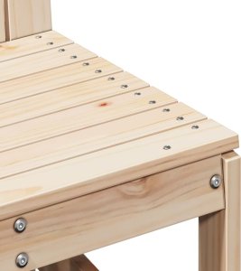 vidaXL vidaXL 3-cz. zestaw wypoczynkowy do ogrodu, lite drewno sosnowe 8