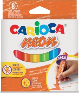 Teka Kredki ¶wiecowe maxi neon 8 kolorów CARIOCA 3