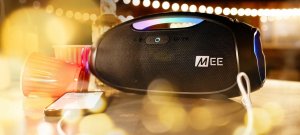 Głośnik MEE audio Mee Audio PartySPKR XL gĹoĹnik bezprzewodowy bluetooth z dynamicznym oĹwietleniem led i z funkcjÄ powerbank - Black 6