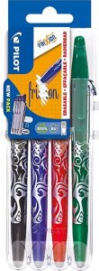 Teka Pióro kulkowe FriXion Ball 4szt + etui PILOT 1