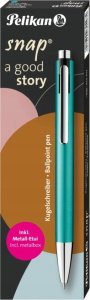 Teka Długopis Snap K10 turkus metallic etui 8