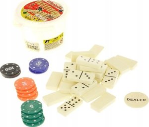 Teka Domino w wiaderku z żetonami 45el 2