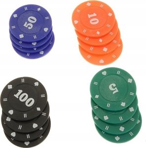 Teka Domino w wiaderku z żetonami 45el 3