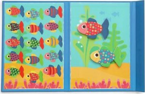 Teka Układanka magnetyczna kształty i kolory Rybki 6