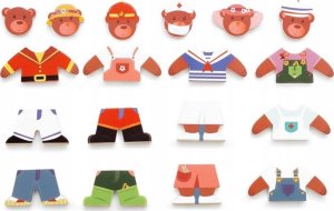 Teka Układanka magnetyczna kształty i kolory Ubierz mi¶ 3