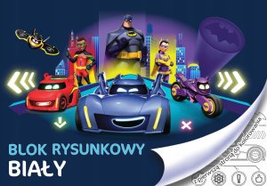 Teka Blok rysunkowy biały A4/20K Batman mix 1