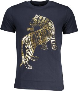 Cavalli Class NIEBIESKI T-SHIRT MĘSKI Z KRÓTKIM RĘKAWEM KLASY CAVALLI M 1