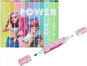 Kids Euroswan Flamastry dwustronne 12 kolorów WoW Generation WOW00060 2
