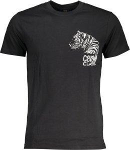 Cavalli Class T-SHIRT MĘSKI Z KRÓTKIM RĘKAWEM KLASY CAVALLI CZARNA M 1