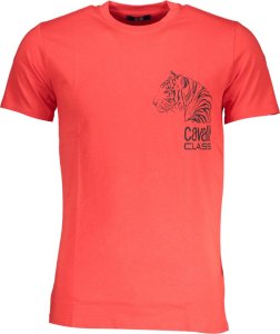 Cavalli Class T-SHIRT MĘSKI Z KRÓTKIM RĘKAWEM KLASY CAVALLI CZERWONY 2XL 1