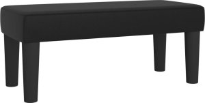 vidaXL vidaXL Łóżko kontynentalne z materacem, czarne, 120x190 cm, ekoskóra 8