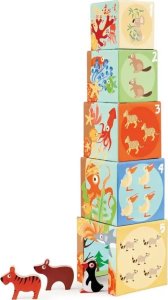 Teka Piramida edukacyjna z figurkami Dzikie zwierzęta 3