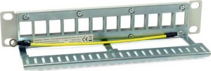 Equip Equip Patchpanel 12x Cat6A 10" FTP 1HE Keystone Montage   ws 2