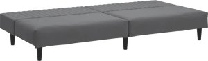 vidaXL 2-osobowa kanapa, ciemnoszara, tapicerowana aksamitem 6