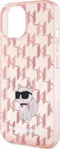 Karl Lagerfeld Karl Lagerfeld Monogram Choupette - Etui iPhone 15 (różowy) 6