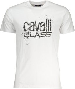 Cavalli Class T-SHIRT MĘSKI Z KRÓTKIM RĘKAWEM KLASY CAVALLI BIAŁY 2XL 1