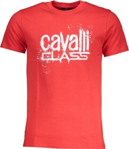 Cavalli Class T-SHIRT MĘSKI Z KRÓTKIM RĘKAWEM KLASY CAVALLI CZERWONY 2XL 1