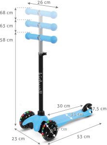 Hulajnoga Kidwell Uno Niebieski (HUBAUNO01A8) 7