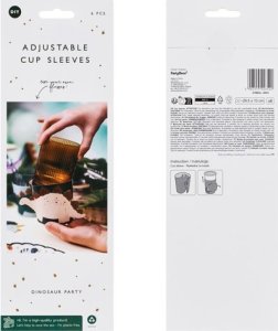 Teka Nakładki na kubki Dinozaur 6szt 5