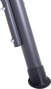 Springos Huśtawka ogrodowa z daszkiem, 3-osobowa metalowa z materacem i poduszkami zielona UNIWERSALNY 6