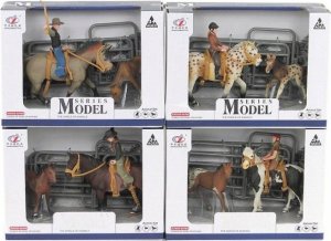 Teka Stadnina 2 konie jeździec i akcesoria MIX 2