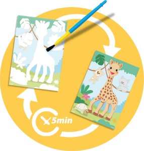 SES SES Sophie la girafe Kolorowanie wodą 14490 44906 4