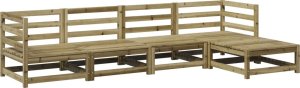 vidaXL vidaXL 5-cz. zestaw mebli ogrodowych, impregnowane drewno sosnowe 2