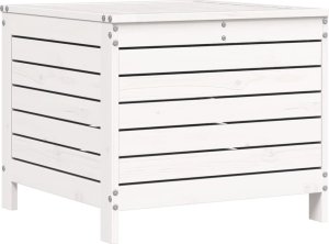 vidaXL vidaXL 5-cz. zestaw mebli ogrodowych, biały, lite drewno sosnowe 7