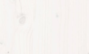 vidaXL vidaXL 5-cz. zestaw mebli ogrodowych, biały, lite drewno sosnowe 10