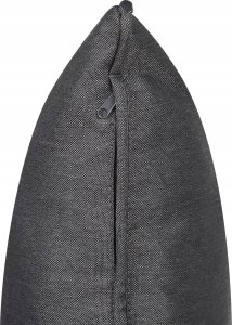 Beliani Zestaw mebli balkonowych z technorattanu szary LAURETO 11