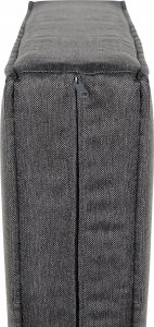 Beliani Zestaw mebli balkonowych z technorattanu szary LAURETO 12