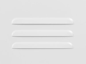 Beliani Szafka dwudrzwiowa metalowa biała URIA 19