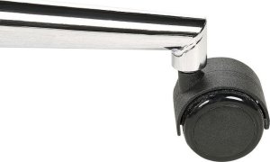 Krzesło biurowe Beliani Krzesło biurowe regulowane boucle białe PRIDDY 7