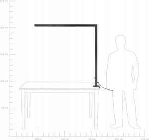 Lampka biurkowa Beliani czarna  (371166 Bel) 7